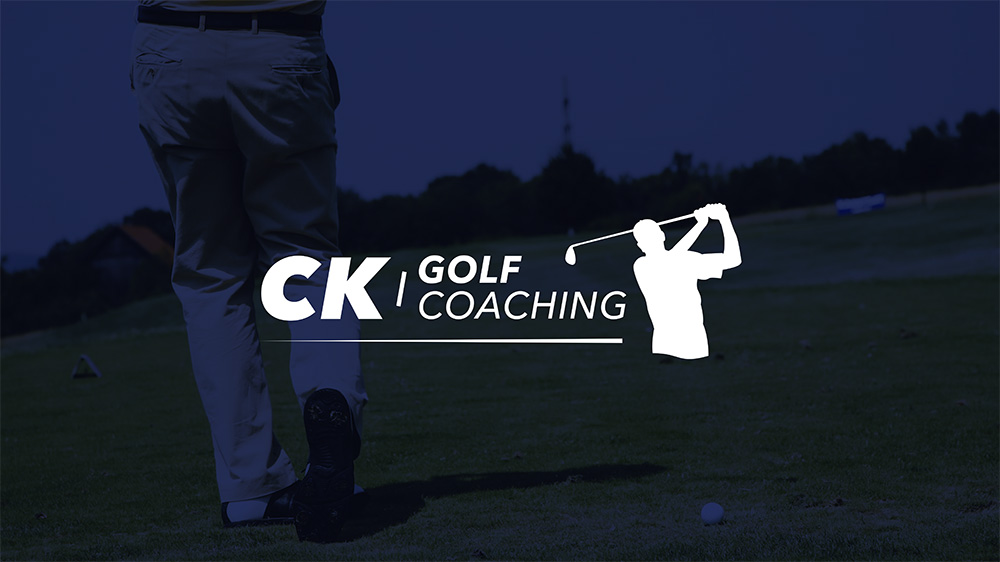 ck golf coaching logo mockup