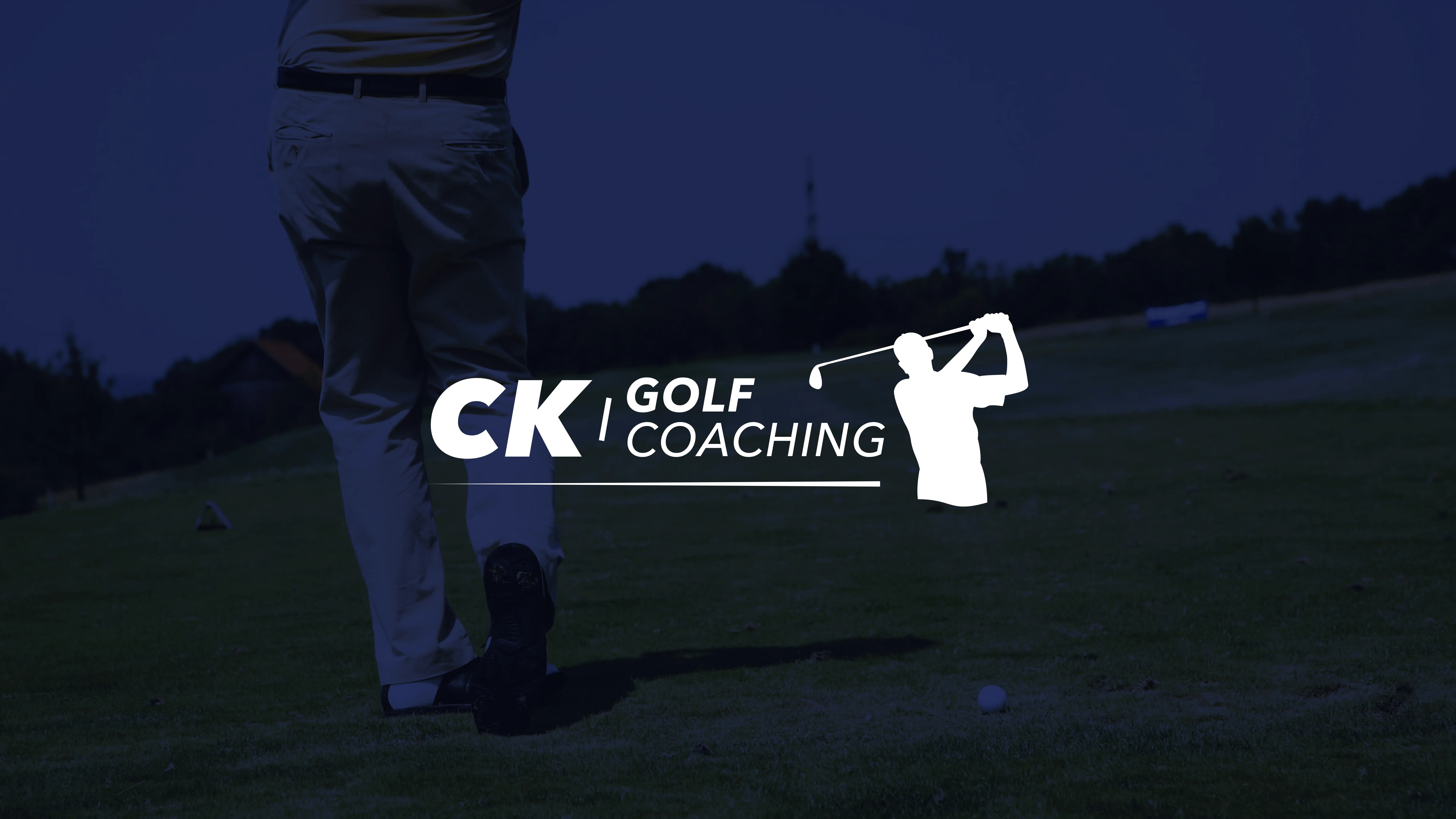 ck golf coaching logo mockup